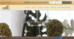 Desktop Screenshot of hotelhawaiiriccione.com